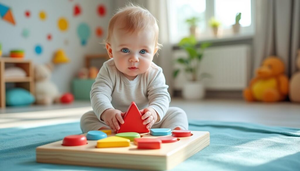 découvrez à quel âge bébé commence à insérer les formes dans les trous et les étapes clés de son développement moteur et cognitif.