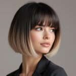 découvrez le carré dégradé flou avec frange, une coupe tendance et facile à porter qui sublime tous les styles. adoptez ce look moderne et élégant pour un changement capillaire réussi.
