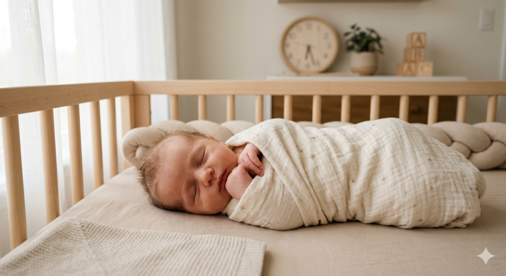 Un nouveau né qui dort 7 heures sans manger