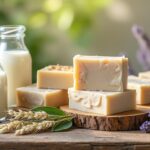 découvrez nos savons artisanaux bio au lait d’ânesse et de chèvre, naturels et doux pour une peau nourrie et protégée en douceur.