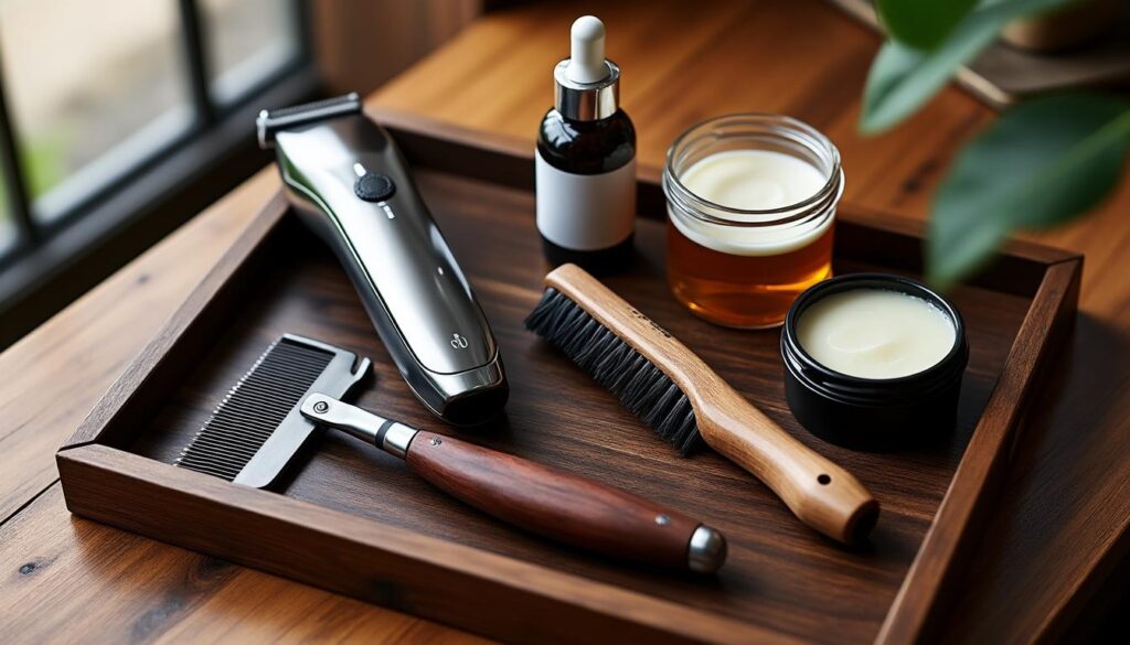 découvrez notre sélection des meilleurs kits barbe pour homme, avec des produits incontournables pour entretenir, styliser et sublimer votre barbe au quotidien.