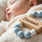 découvrez notre attache tétine personnalisable avec prénom unique, alliant sécurité et style pour votre bébé.