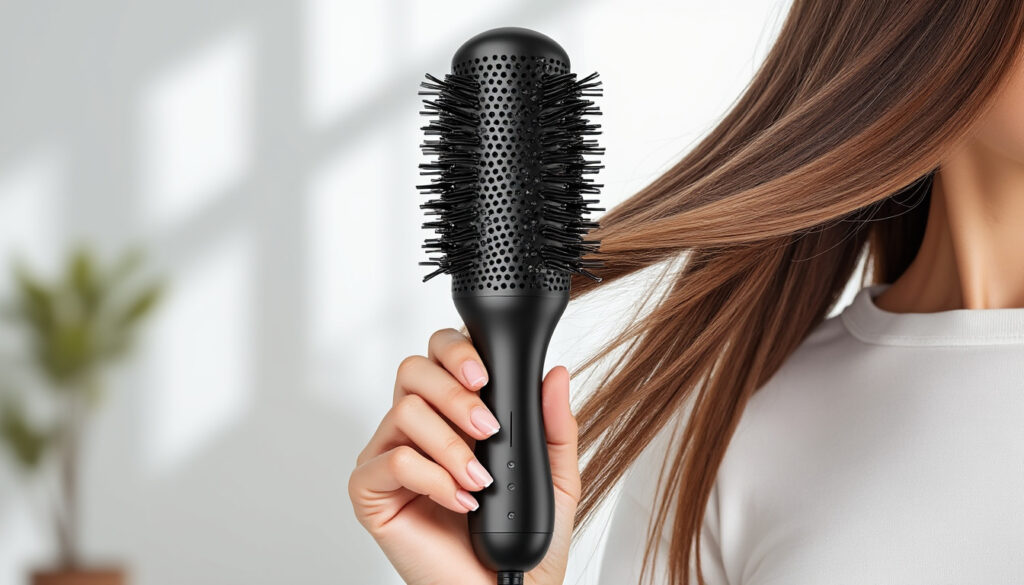 découvrez notre brosse soufflante spécialement conçue pour les cheveux fins, offrant volume naturel et douceur exceptionnelle pour un coiffage parfait au quotidien.