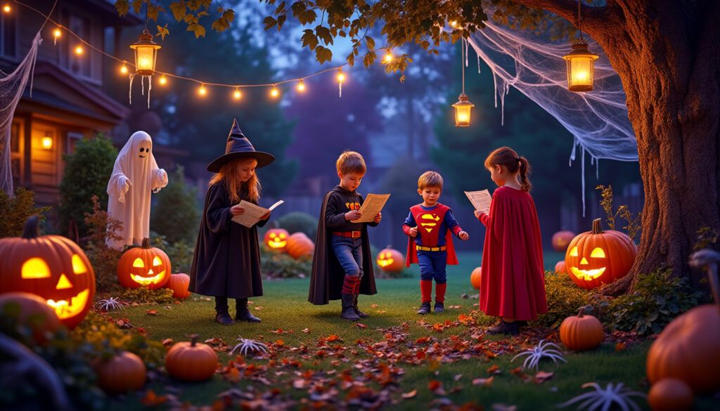 découvrez des idées originales et des jeux à imprimer pour organiser une chasse au trésor d'halloween amusante et effrayante pour toute la famille.
