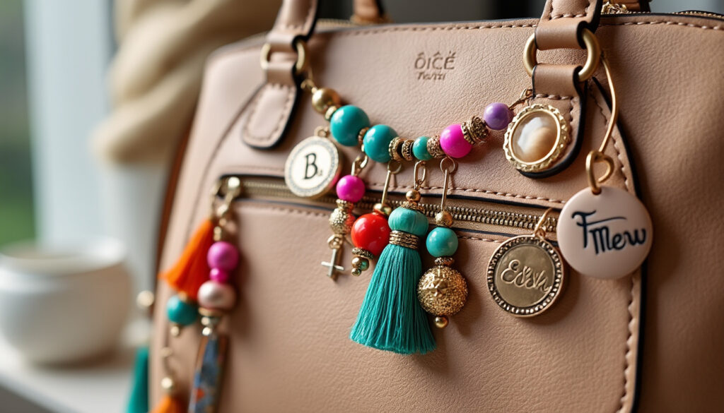 découvrez nos charms sac tendance, des accessoires personnalisés pour sublimer et individualiser votre sac avec style et originalité.