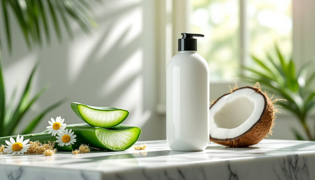 découvrez notre shampoing naturel sans sulfate, sans silicone et sans paraben, formulé pour des cheveux doux, sains et éclatants de vitalité.