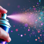 bombe paillette vêtement : spray scintillant facile à utiliser pour personnaliser et embellir vos vêtements avec des paillettes éclatantes.