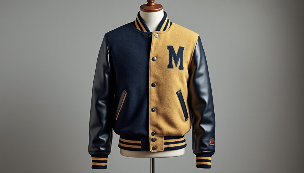 découvrez notre collection de letterman jackets, blousons varsity tendance et personnalisables, parfaits pour afficher votre style unique avec confort et authenticité.