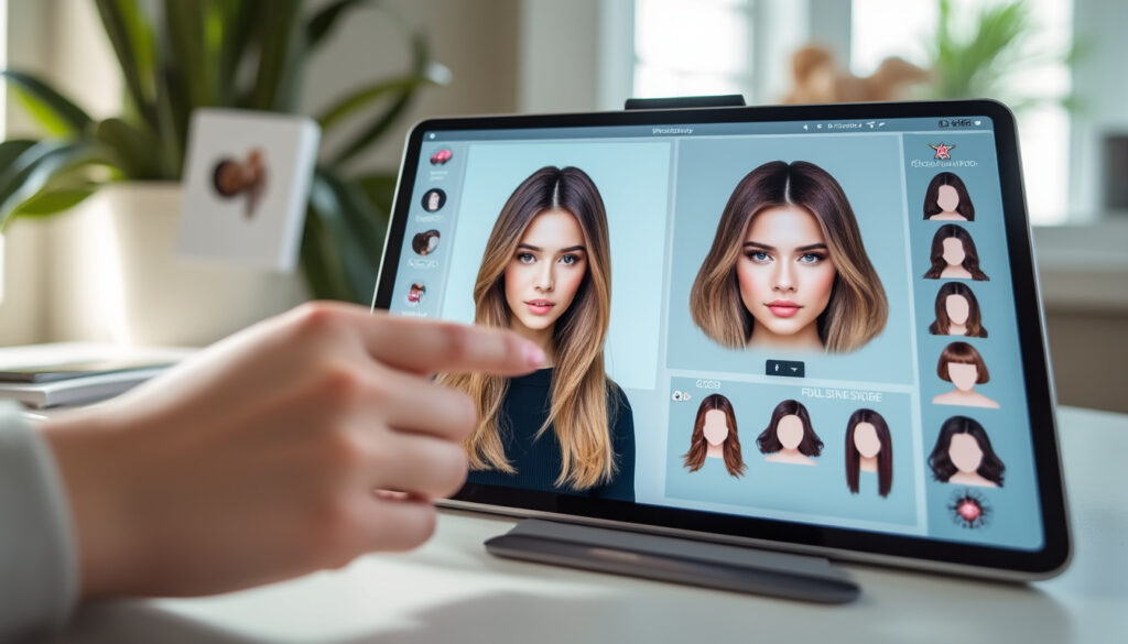 essayez notre simulateur coiffure en ligne gratuit, facile et rapide, sans téléchargement. transformez votre look en quelques clics !
