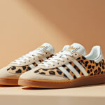 adoptez les baskets adidas samba léopard : un style animalier audacieux qui revisite un modèle iconique pour affirmer votre look au quotidien.